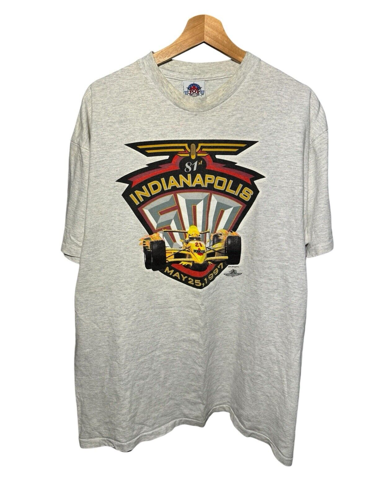 Vintage 1997 Indianapolis Speedway Men’s Racing T Shirt Size XL Made In USA