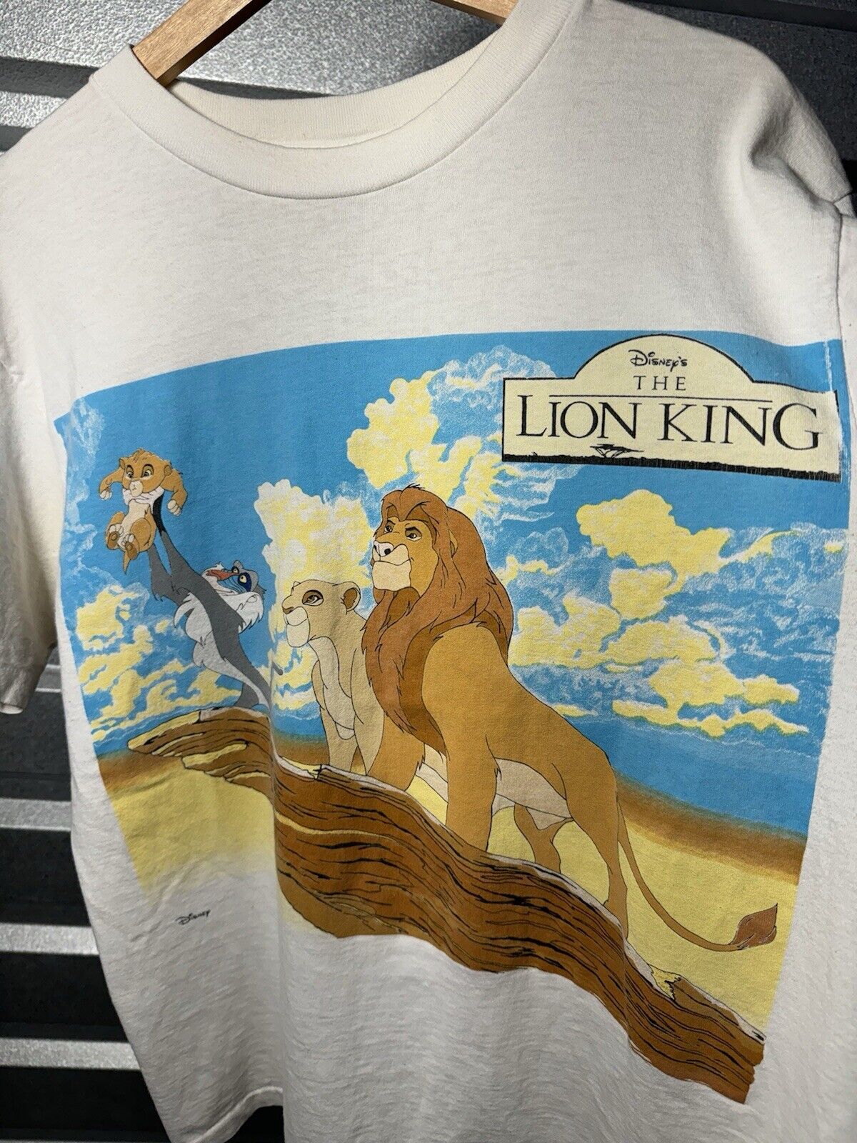 Vintage 94 Disney Lion King Burger King Promo T-Shirt Mufasa Simba Rare Sz L