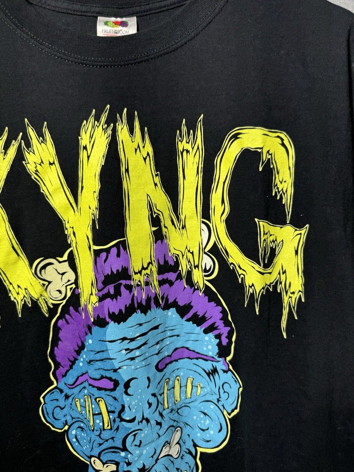 Vintage Kyng Dead Head Band T-Shirt Sz XL Black Very Rare FOTL 