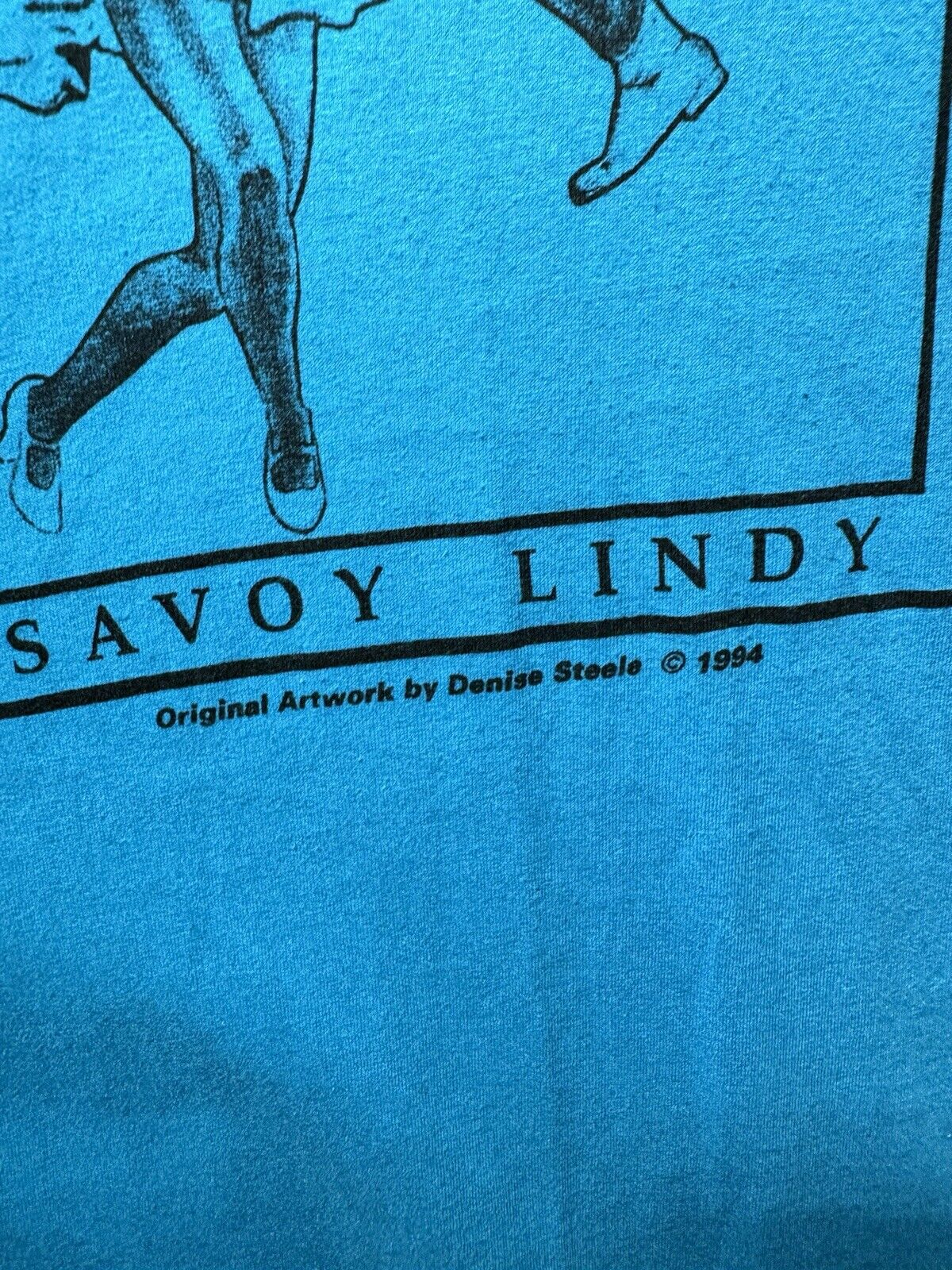 Vintage Lindy Hop Frankie Manning Willamae Savoy Lindy T-Shirt Sz L Hanes 