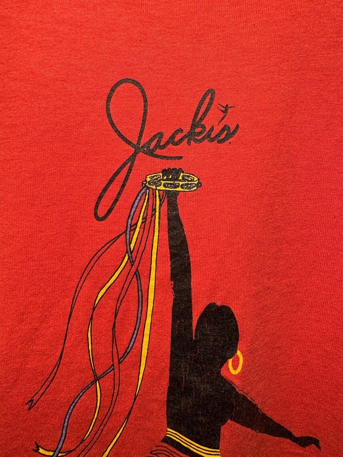 Vintage Jackie’s Gypsy In My Soul T-Shirt Sz L Single Stitch Red Very Rare 