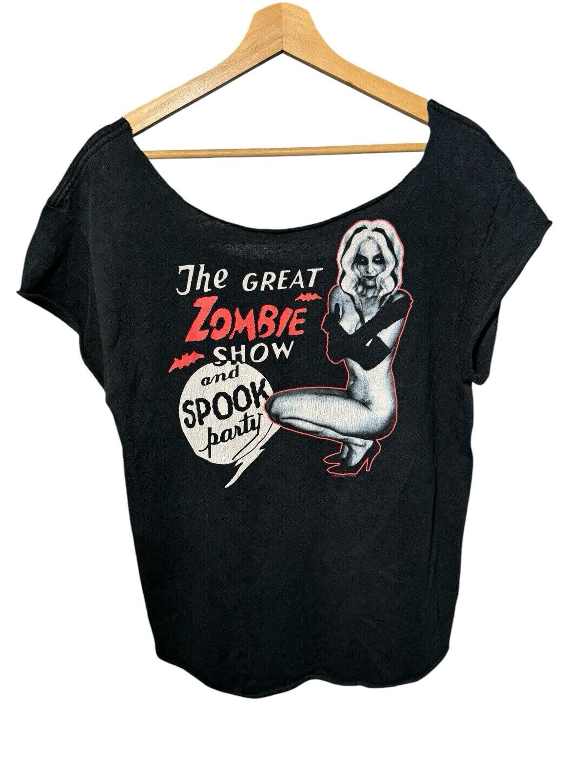 Vintage Rob Zombie Tour T-Shirt Size M Rock Spooks-A-Popping Great Zombie Show