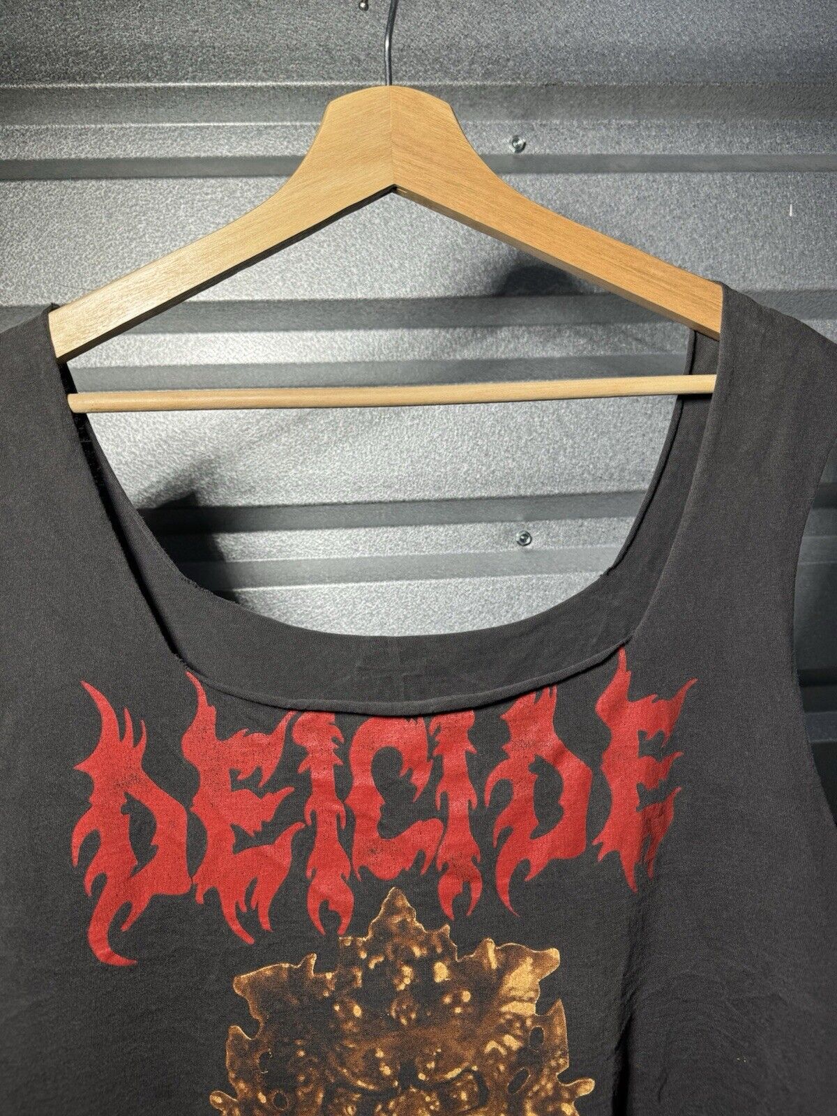 1995 Deicide Behind The Light Tour T-shirt Death Metal Thrash Horror M