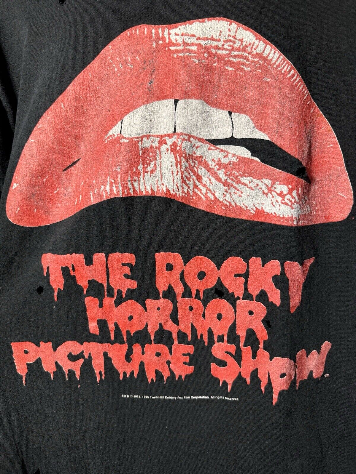 VTG 1995 The Rocky Horror Picture Show Single Stitch T Shirt Size L Rare 90s 