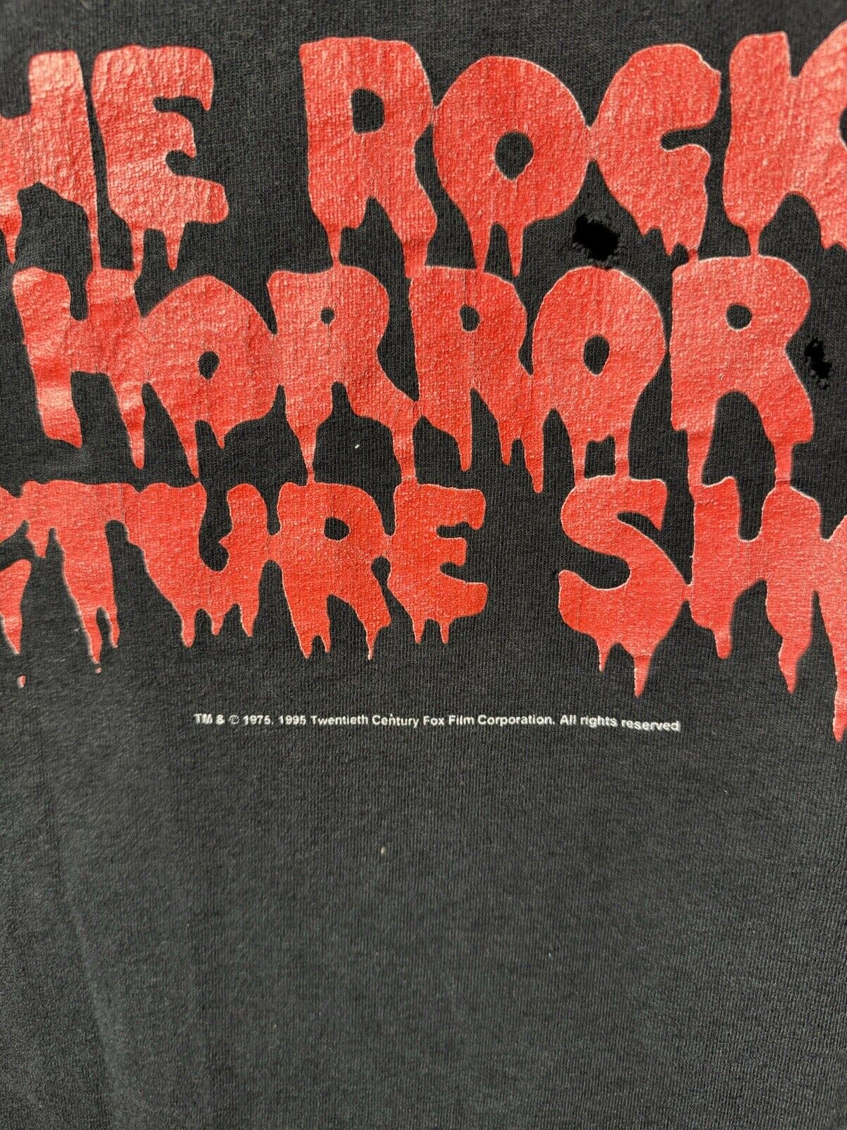 VTG 1995 The Rocky Horror Picture Show Single Stitch T Shirt Size L Rare 90s 