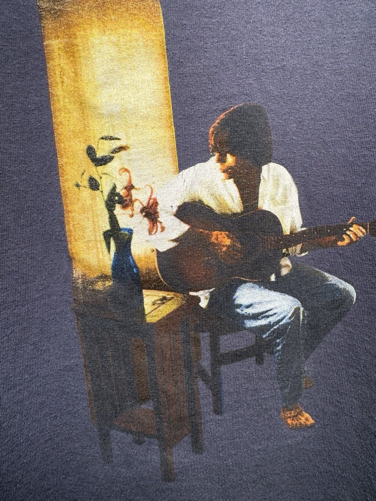 Vintage Jackson Browne 2002 Solo Acoustic Tour T-Shirt XL Single Stitch Music