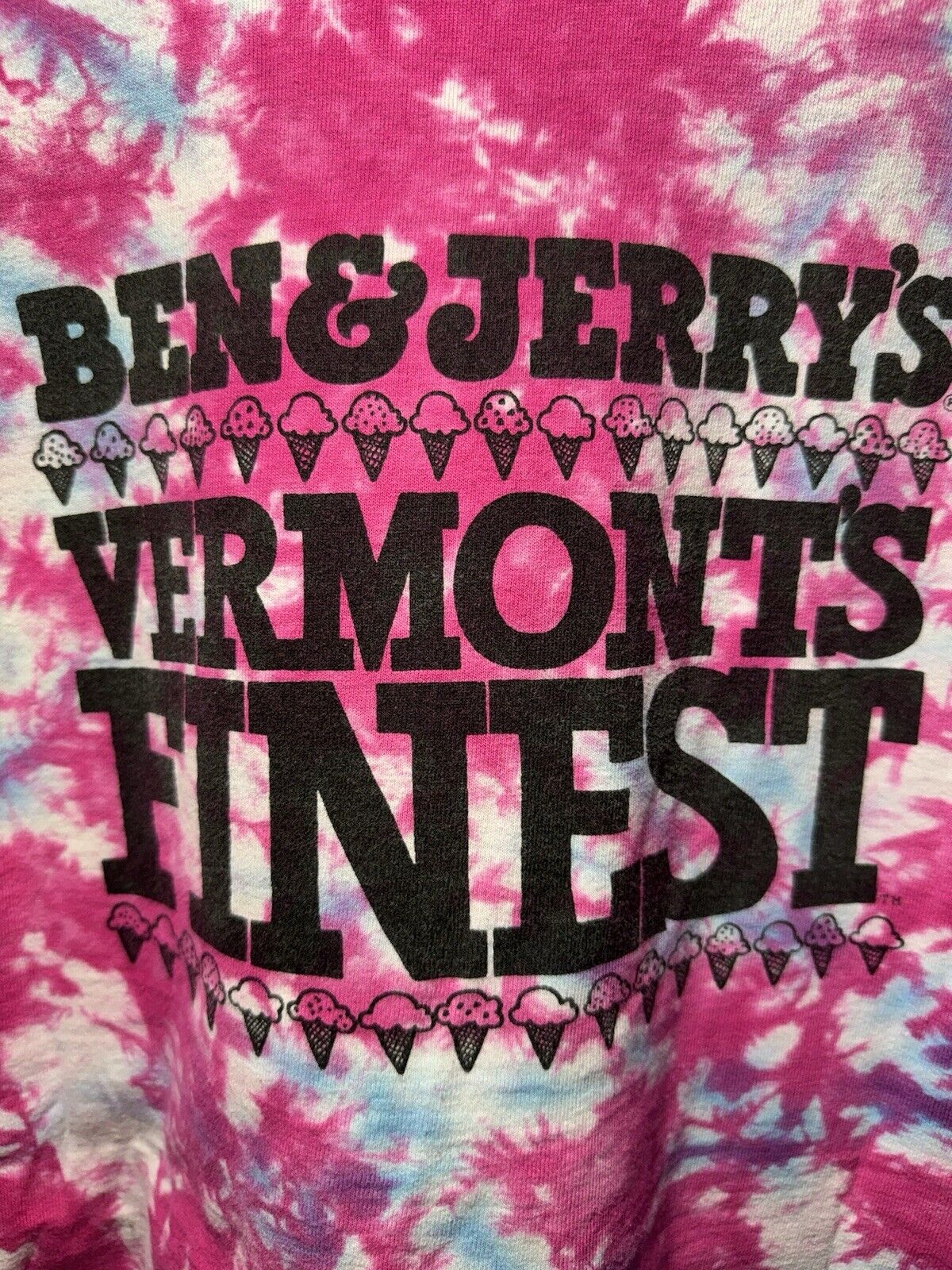 Vintage 1990s Grateful Dead Ben And Jerry's Cherry Garcia Promo T Shirt XL 