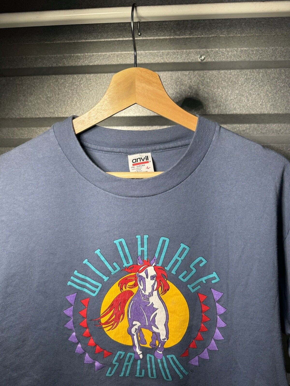 Vintage Wildhorse Saloon T-Shirt L Nashville Tennessee 90s Single-Stitch 