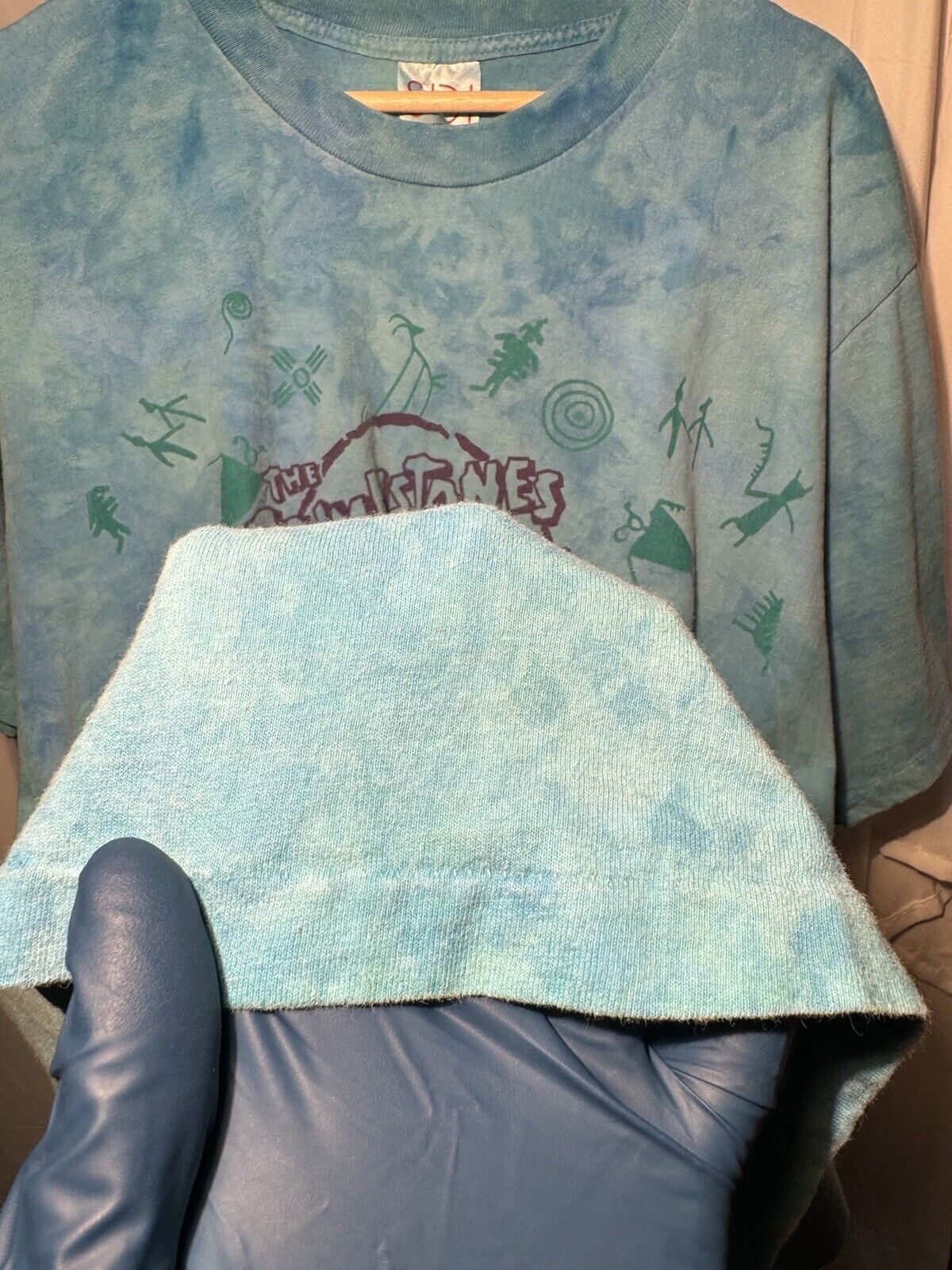 Vintage The Gummstones T-Shirt Sz L Gummo Day Blue Single Stitch USA made 