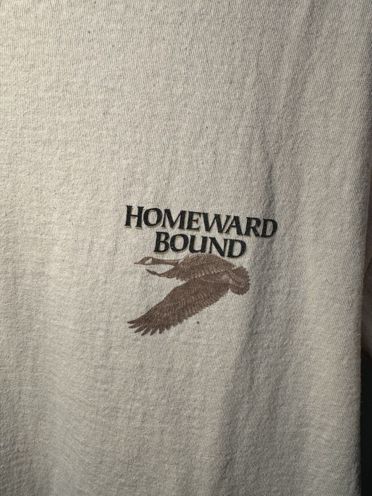 Vintage 1996 Homeward Bound T-Shirt Sz M Delta Double Sided Bird Goose 