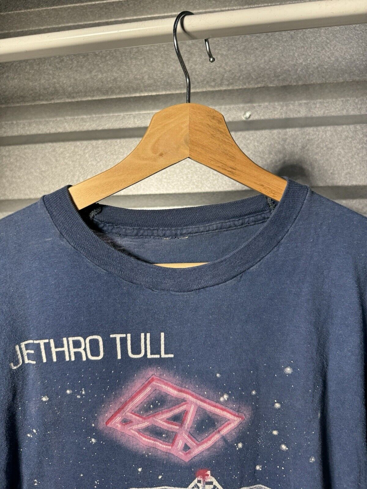 Vintage Jethro Tull American Tour 70s 80s T-shirt Single Stitch Band Sz L 