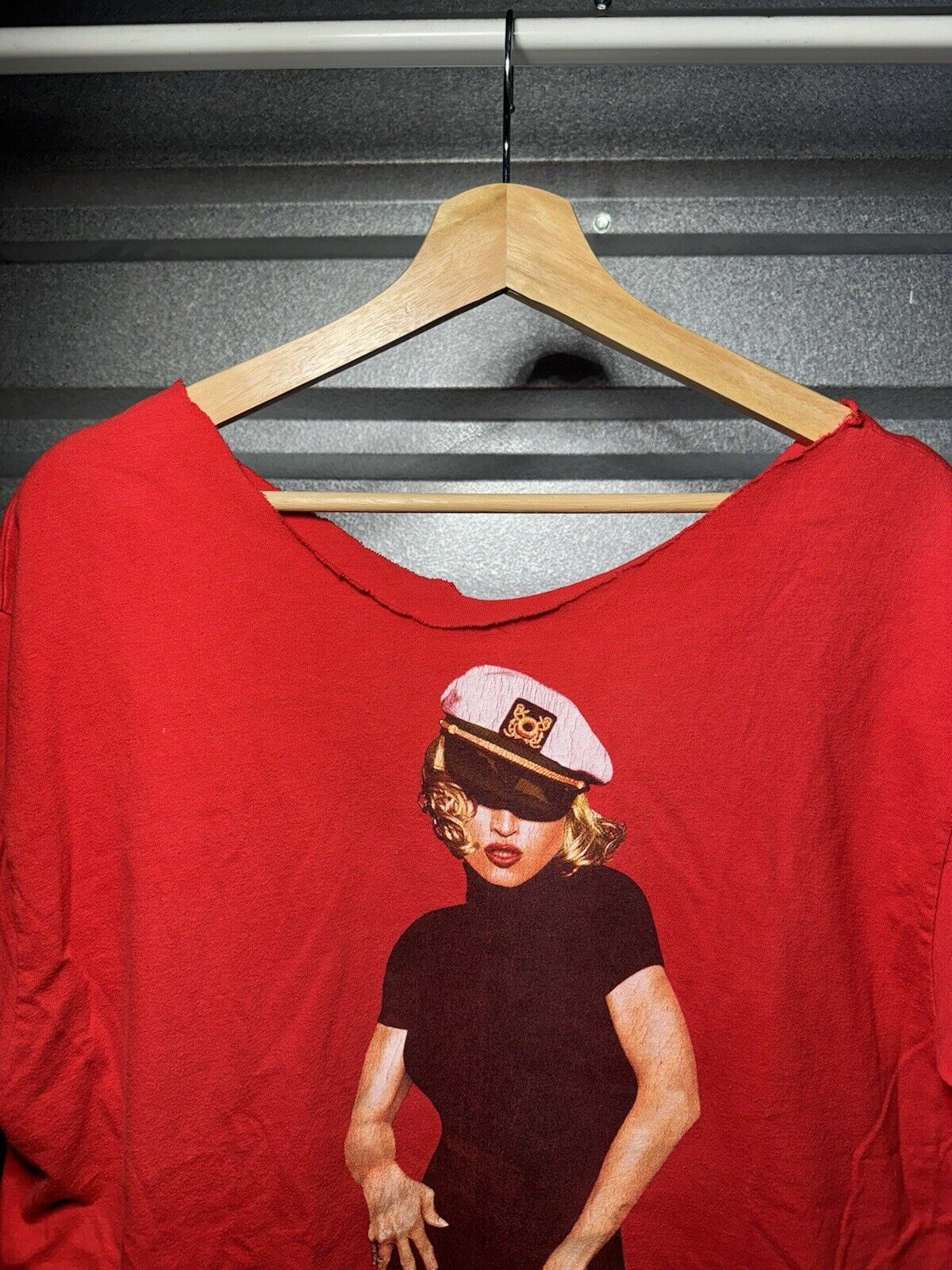 Vintage Madonna Single Stitch T-Shirt The Girlie Show Graphic 90s Concert Sz L