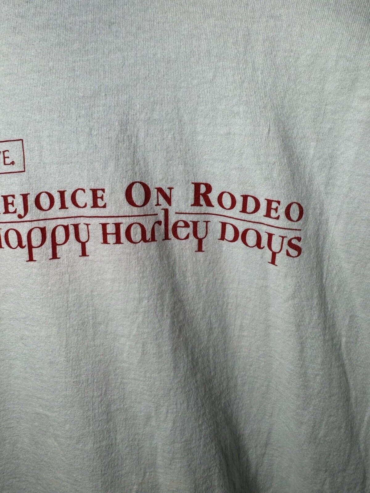 VTG 1994 HAPPY Harley Days Rodeo Dr T-shirt Christmas Santa Beverly Hills 3XL