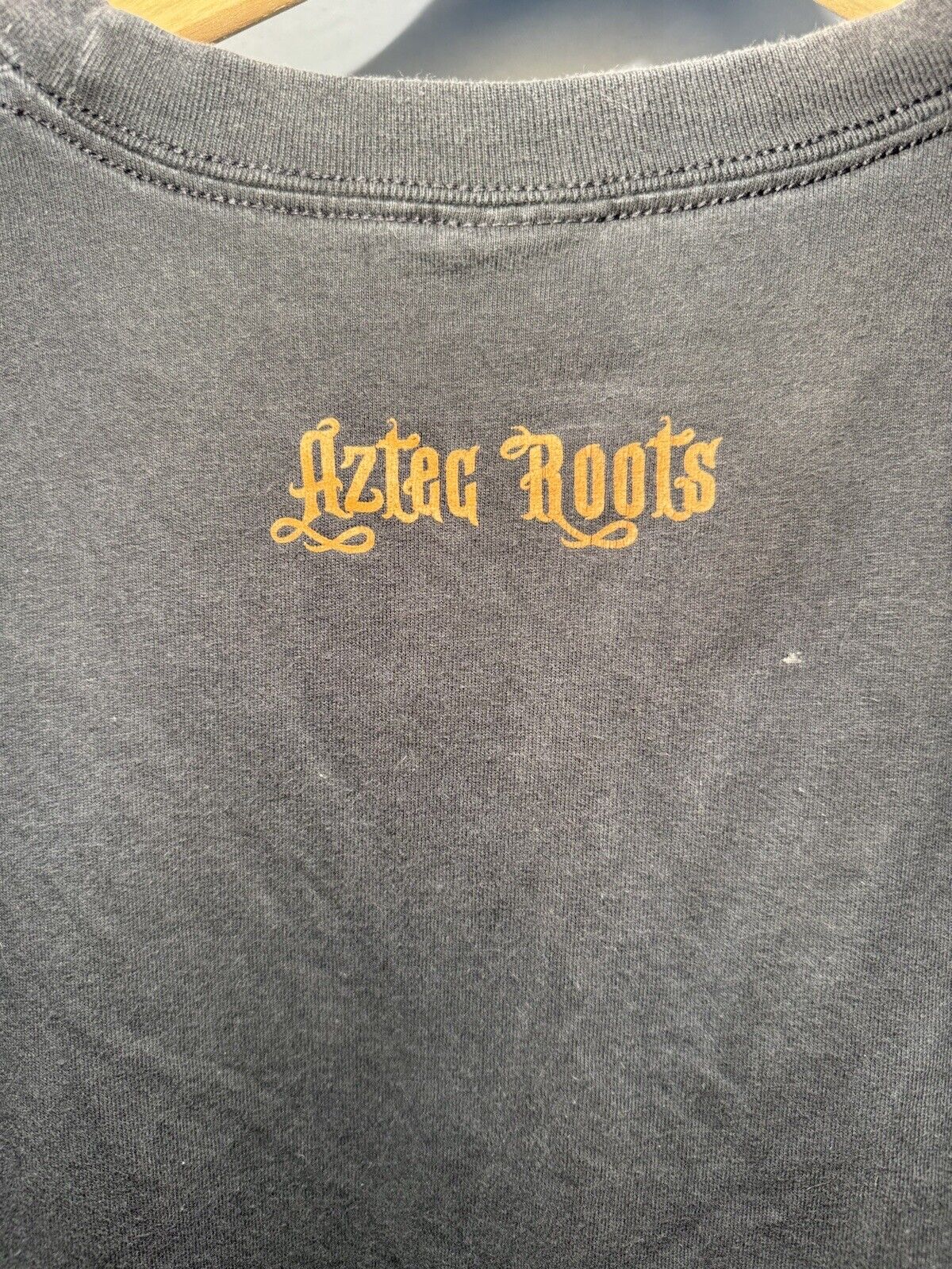 Vintage Aztec Roots LA T-Shirt 2008 Size XL Black AllStyle Double Sided  